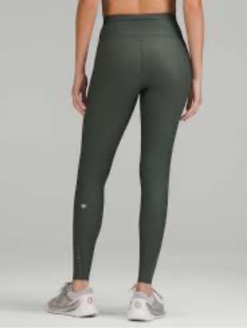lululemon athletica Olive Green High-Waist Leggings